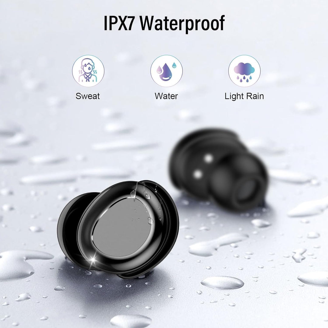 Schlafkopfhörer Bluetooth 5.4, 2026 Mini In Ear Kopfhörer Kabellos für Seitenschläfer, 47Std Spielze
