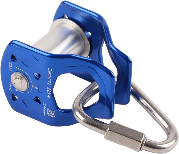 Slackline-Umlenkrolle aus Aluminiumlegierung für und Erwachsene, Outdoor-Sport-Umlenkrolle Zipline,