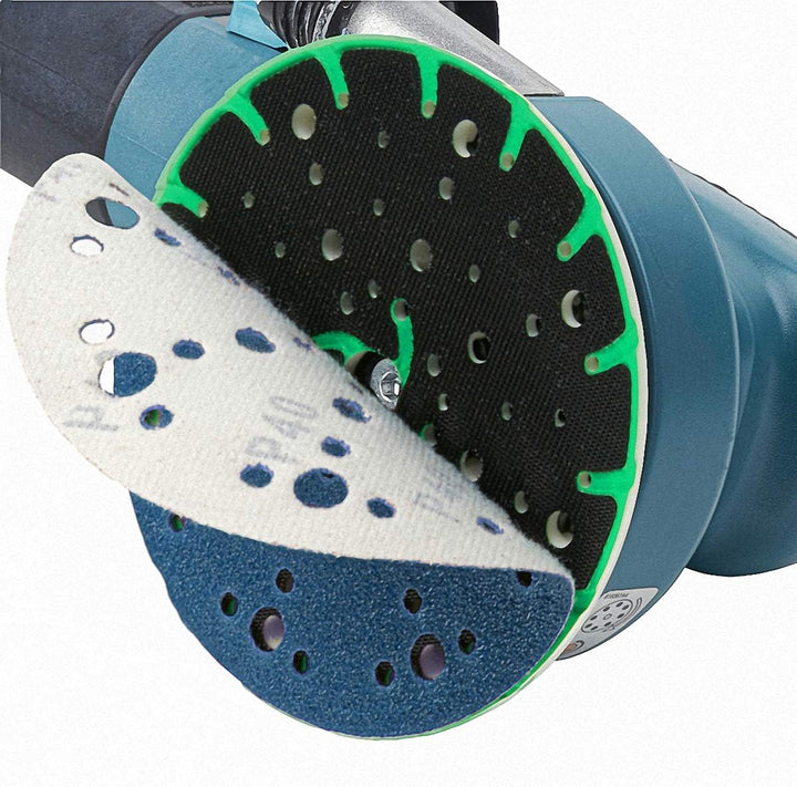 Trocken und nass Schleifpapier Schleifscheiben 150 mm klett mit 48 Löchern K100 50 St von WAbrasive
