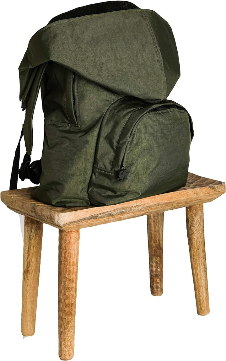MorikukkoMorikukko Hooded Backpack Kool Green KhakiUnisex-ErwachseneRucksackGrün (Kool Green Khaki)3