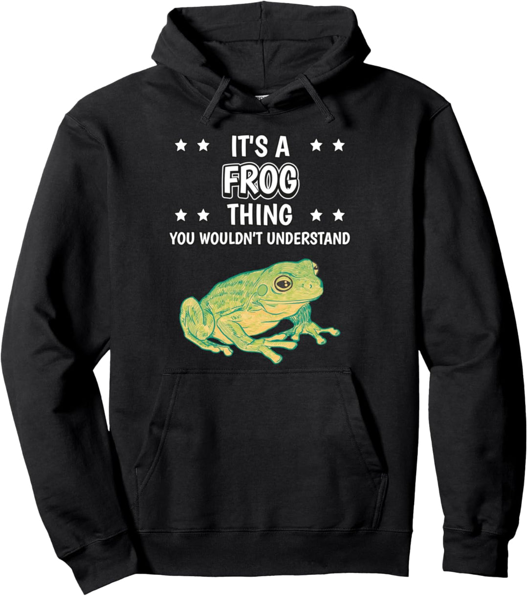Ist so ein Frosch Ding Lustiger Spruch Frösche Pullover Hoodie