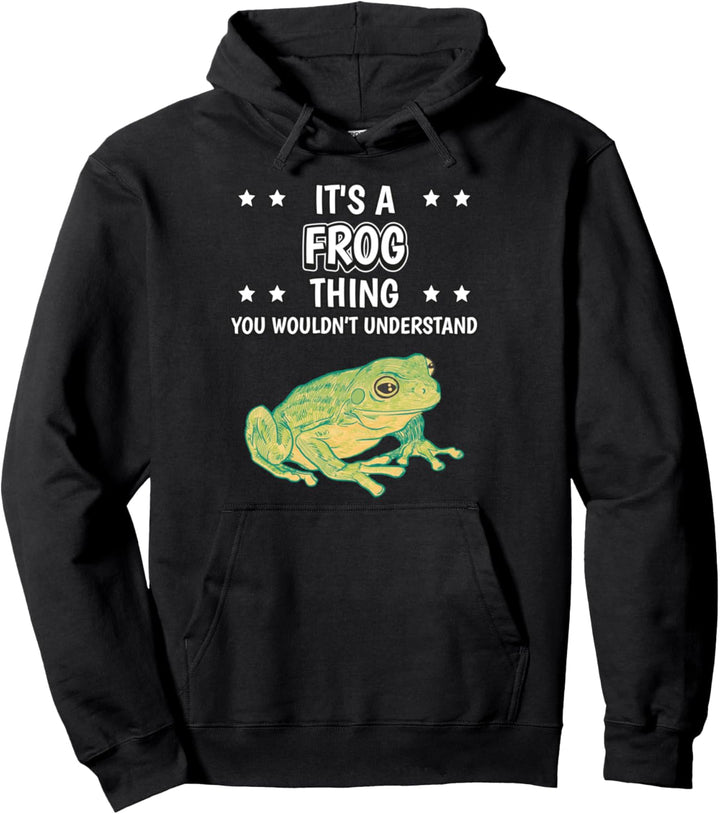 Ist so ein Frosch Ding Lustiger Spruch Frösche Pullover Hoodie