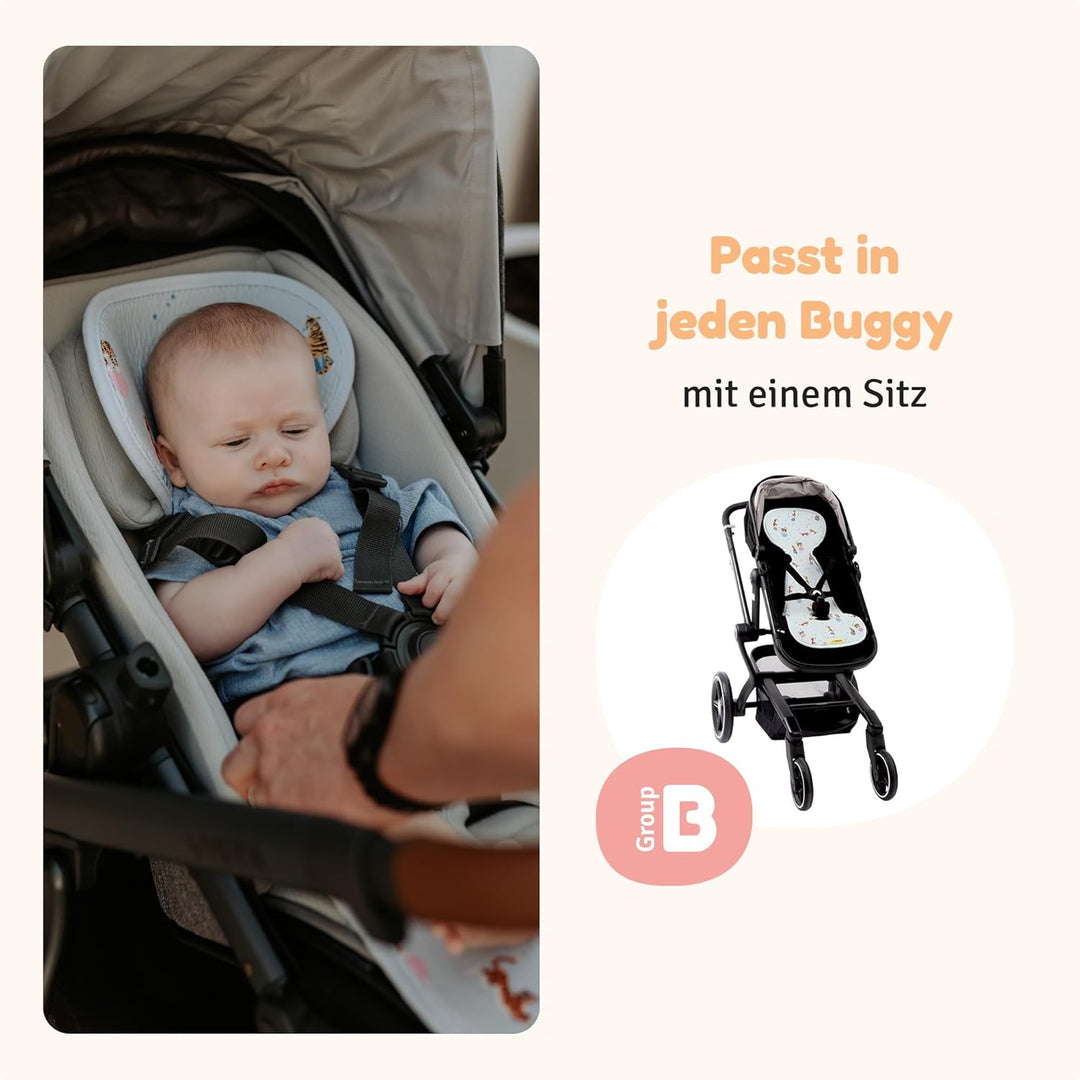 Aeromoov - Baby Sitzauflage Air Layer - Einlage Für Autositz oder Kinderwagen - Gruppe B - Antischwi