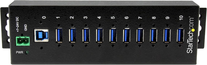 StarTech.com 10 Port Industrial USB 3.0 HUB 10-Port Industrial USB 3.0, ST1030USBM USB 3.0 10 Port,