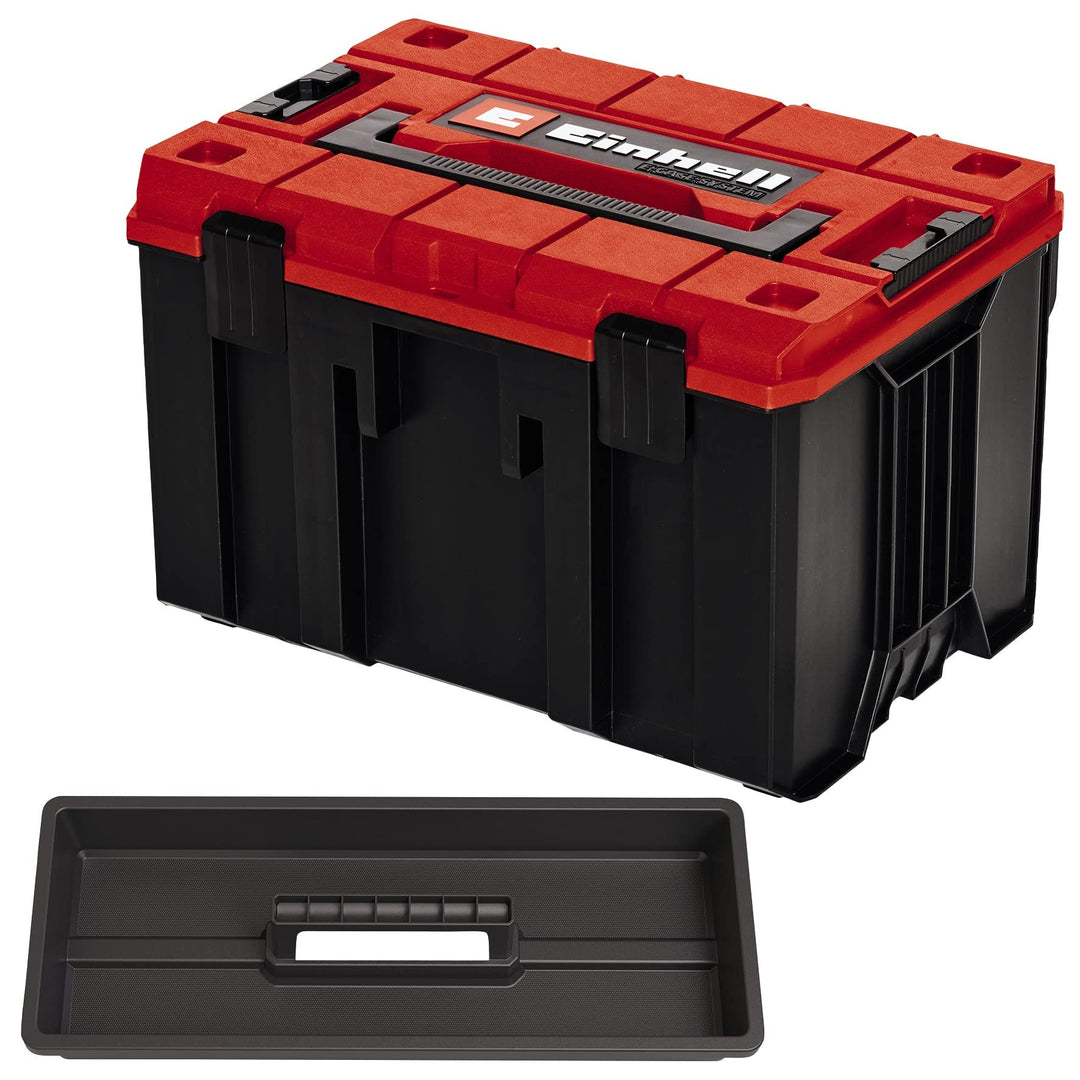 Original Einhell E-Case M Systemkoffer (max. 90 kg, universelle Aufbewahrung und Transport von Zubeh