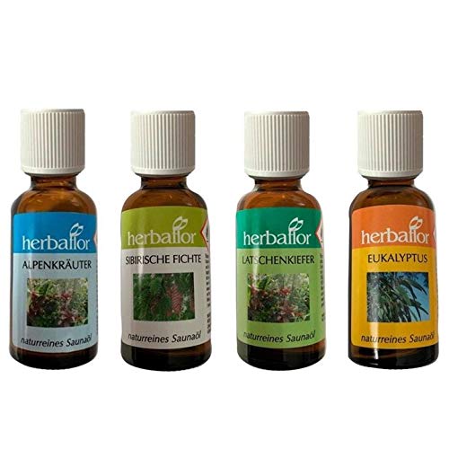 Saunaöle Badeöle Badezusätze Saunaaufguss Saunaduft 4 x 30 ml