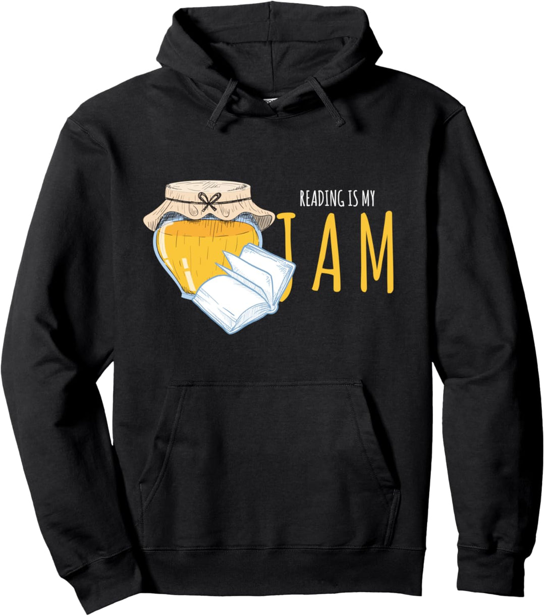 Lesen ist meine Marmelade Lustiger Leser Wortspiel Pullover Hoodie