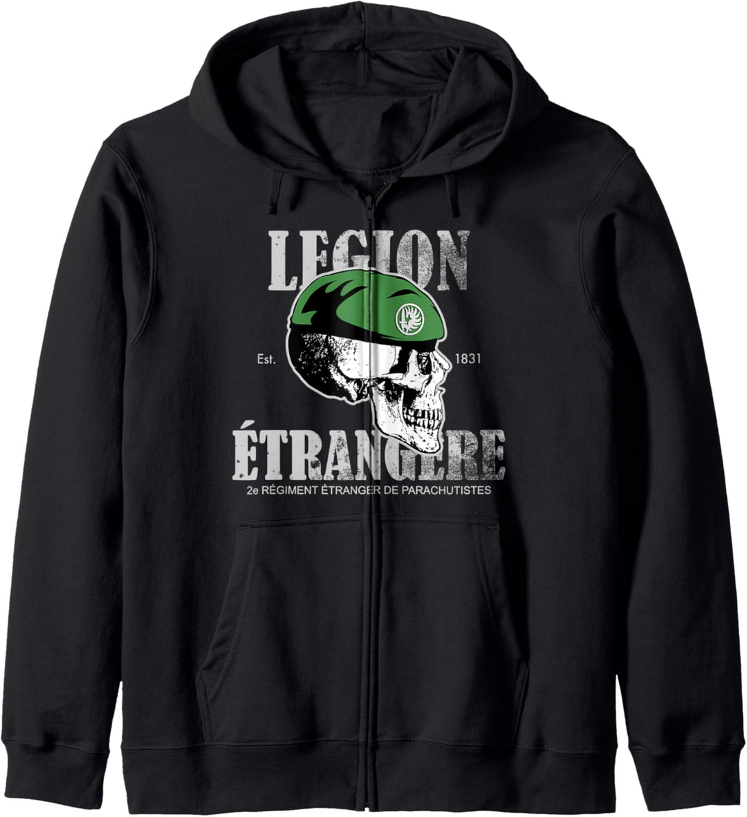 Legion Etrangère 2 REP (distressed) Kapuzenjacke