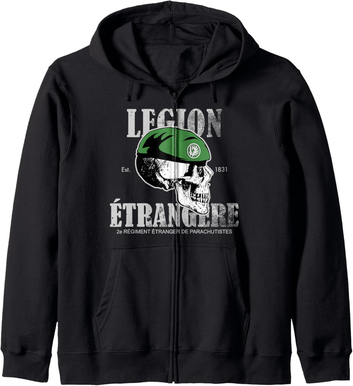 Legion Etrangère 2 REP (distressed) Kapuzenjacke