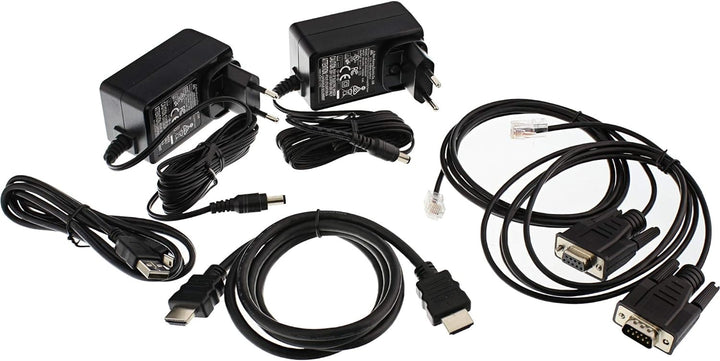 InLine 64601 HDMI USB KVM über IP Extender, Verlängerung über UTP, 4K bis 100m
