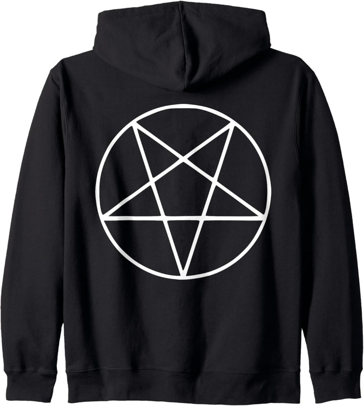 Pentagramm 666 Gothic Dark Wave Kapuzenjacke