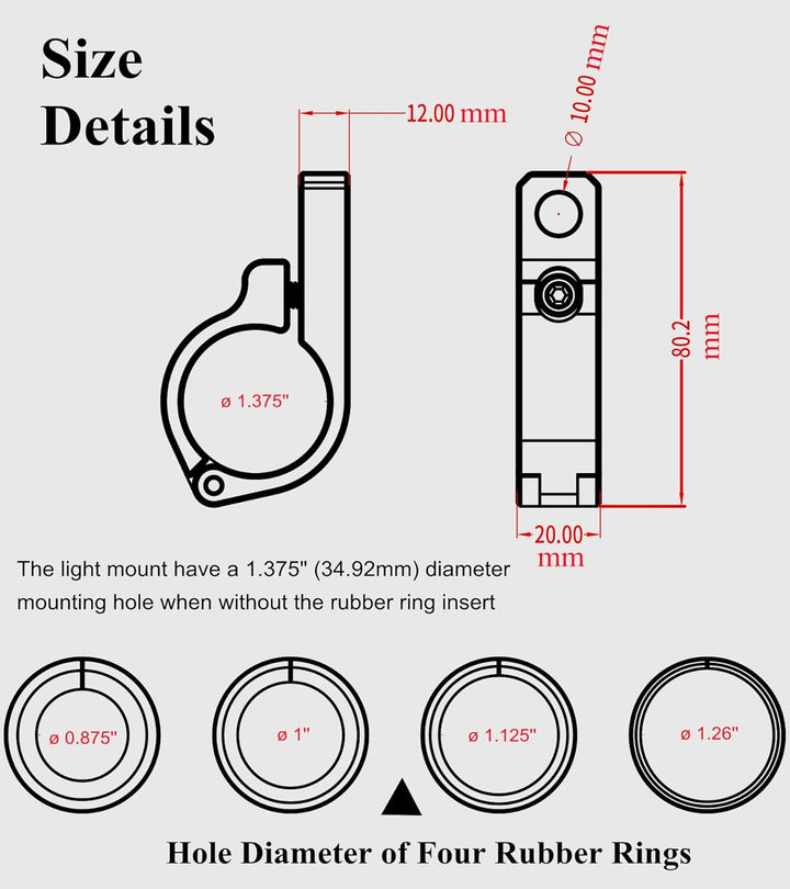 BRCOVAN 2 Stück Aluminiumlegierung-Lichtleisten-Halterungen, CNC-Bearbeitung, Off-Road-LED-Licht-Hal