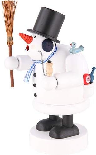 KWO Olbernhau 21514 Räuchermännchen Schneemann, 20 cm