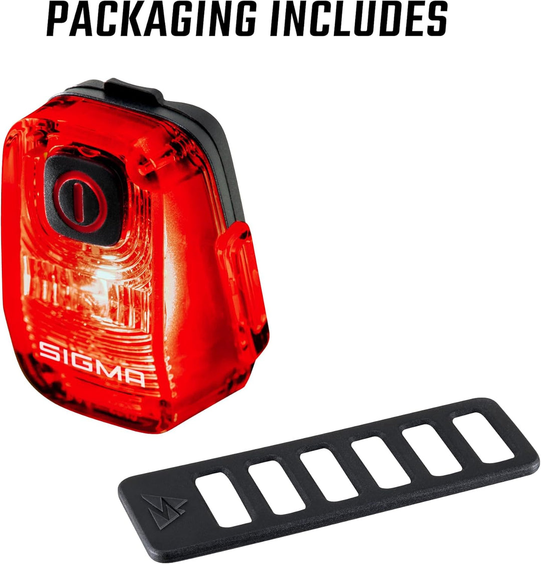 SIGMA HIRO 10 | wetterfestes Fahrradrücklicht mit 500 m Sichtweite | StVZO zugelassenes Rücklicht mi