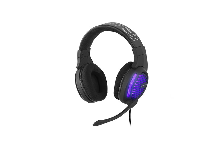Millenium Gaming Headset mit Klinkenanschluss 3,5mm, Headset mit Mikrofon und LED für Konsolen und a