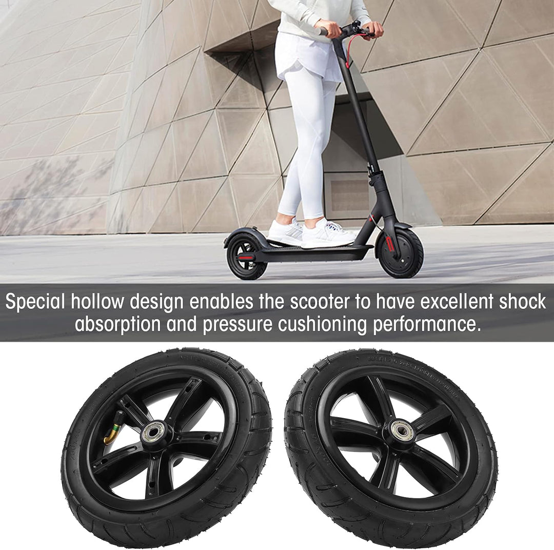 Scooter Ersatzräderset, 8 Zoll 200x45 pneumatisches Rad Schlauch Anti-Rutsch Starker Grip Stossdämpf