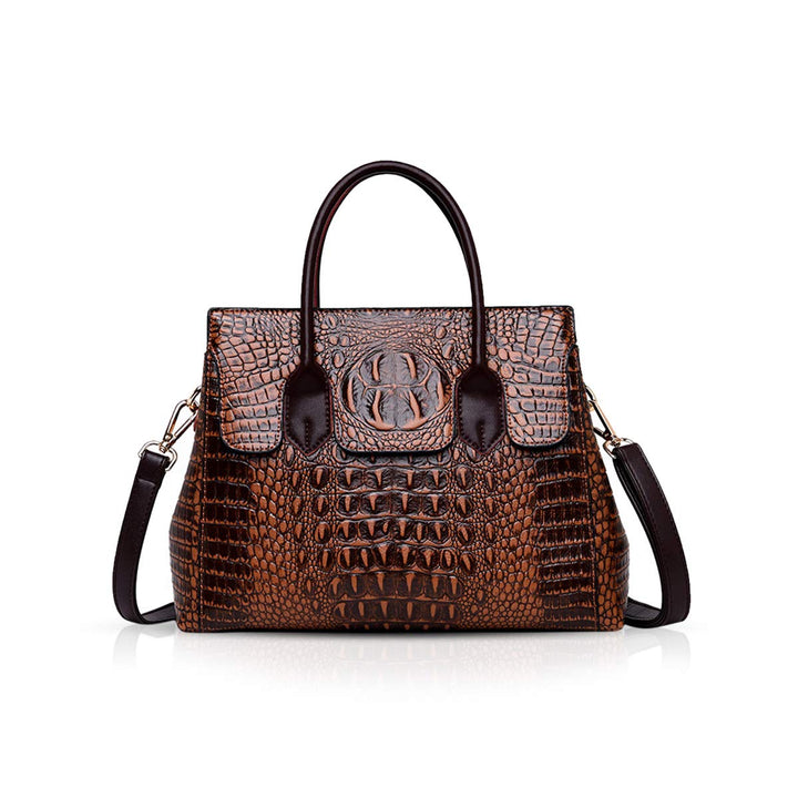 NICOLE & DORIS Taschen Handtaschen designer taschen Krokodil Top umhängetasche luxuriöse ledertasche