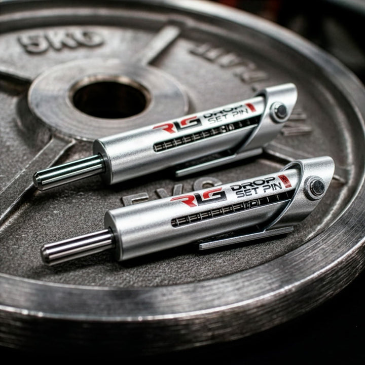 RLG RL GRIPS Drop Set Pins Pro für Fitnessstudios – Aluminiumstifte für den professionellen Einsatz