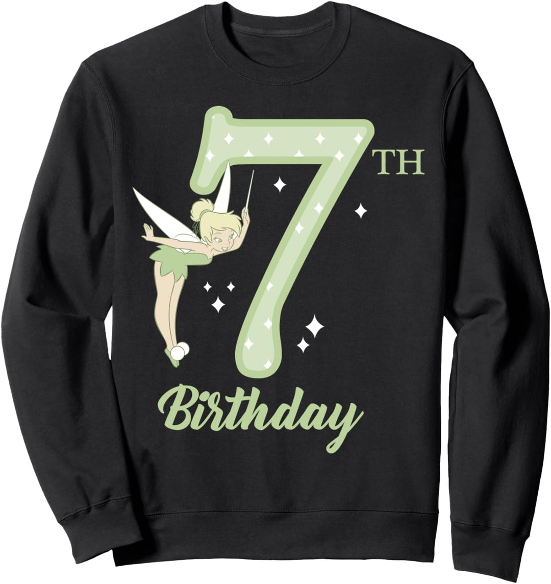 Disney Peter Pan 7th Birthday Tinkerbell Portrait Sweatshirt