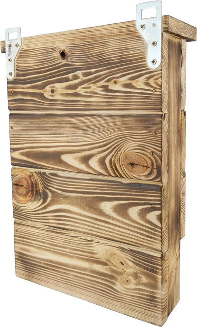 LEVIATAN CHIROPTERA Fledermauskasten aus Massiv-Holz - fertig montiert, Nistkästen, wetterfest, unbe