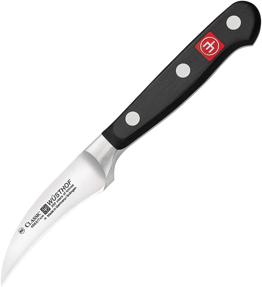 Wüsthof Tourniermesser, Classic (4062-7), 7 cm Klingenlänge, gebogene Klinge, geschmiedet, rostfreie