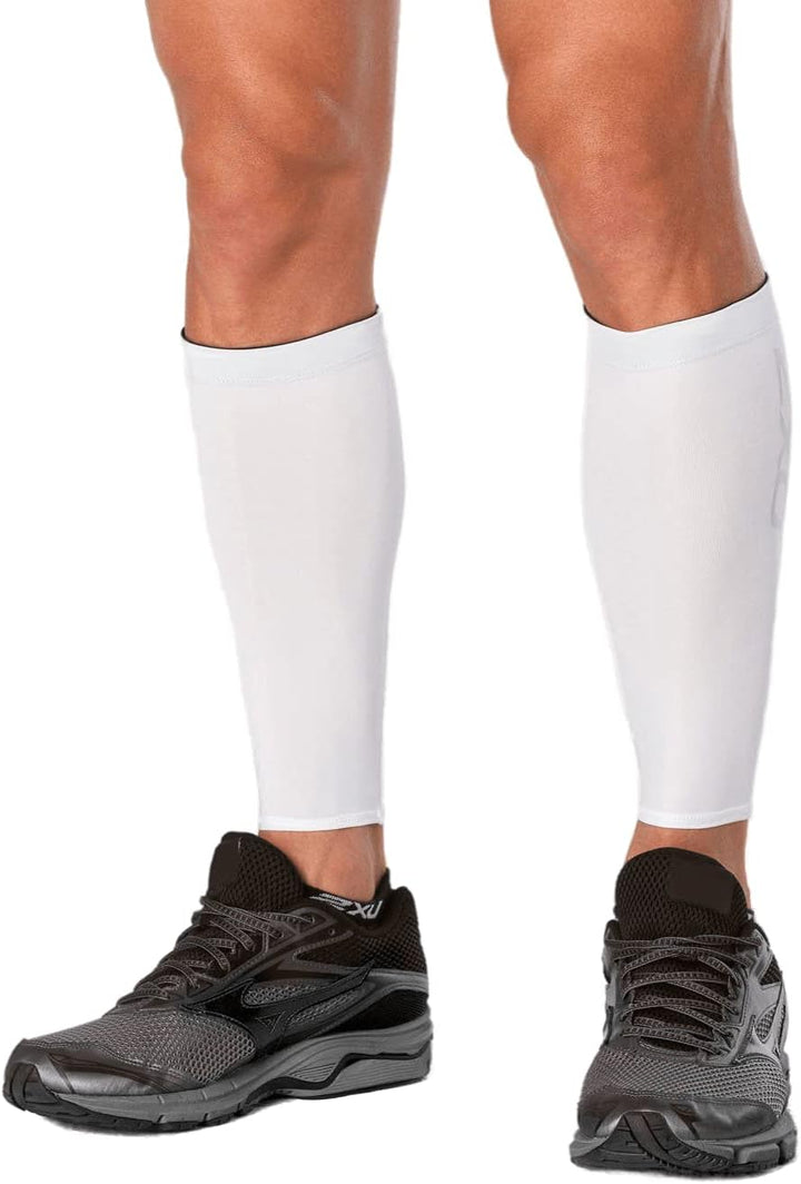 2XU Compression Calf Guard Kompressions-Wadenschützer M Weiss, M Wei&#xDF;