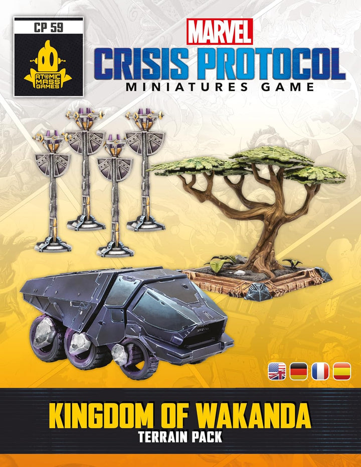Asmodee, Marvel: Crisis Protocol – Kingdom of Wakanda, Terrain Pack