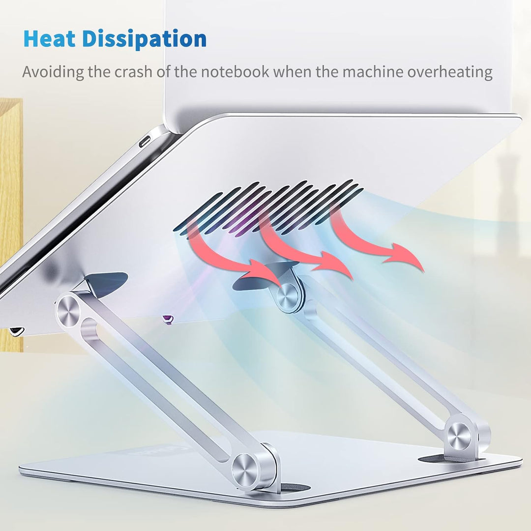 Gokeda Laptop Ständer, ergonomischer Laptopständer aus Aluminiumlegierung für den Schreibtisch, Note