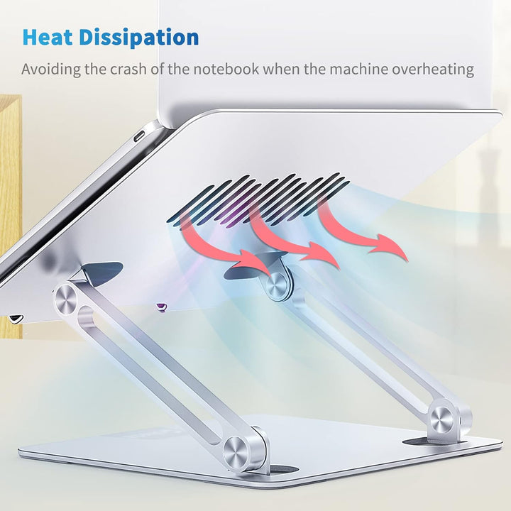 Gokeda Laptop Ständer, ergonomischer Laptopständer aus Aluminiumlegierung für den Schreibtisch, Note