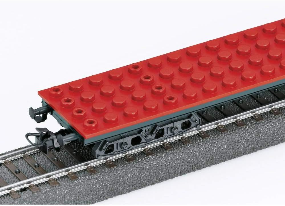 Märklin Start up 44734 - Baustein-Flachwagen Mehrfarbig Large, Mehrfarbig Large