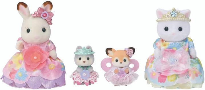 Sylvanian Families 5809 Blumenprinzessinnen Figurenset, Spielset mit Tierfiguren, Schokoladenhase, P