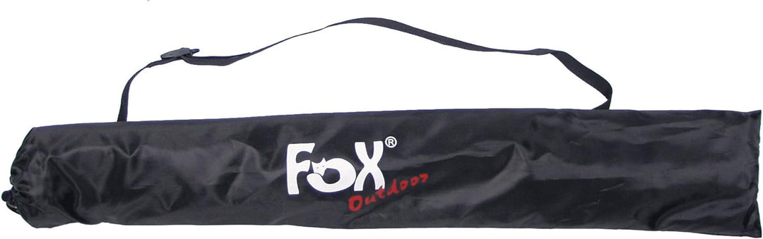 Fox Outdoor Trekkingstöcke Alu Kork Griff Tragebeutel, schwarz, XL