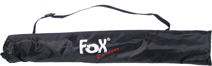 Fox Outdoor Trekkingstöcke Alu Kork Griff Tragebeutel, schwarz, XL