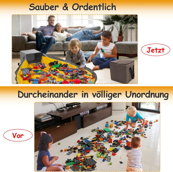 Spielzeug Aufbewahrungsorganizer für Spielmatte Tasche – Duplo Spielzeug Aufbewahrungsbehälter für K
