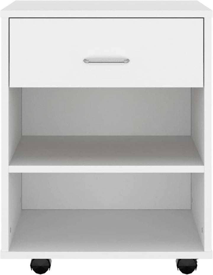Tidyard Rollschrank Rollcontainer Büroschrank Aktenschrank Bürocontainer Schrank Büro Druckerschrank