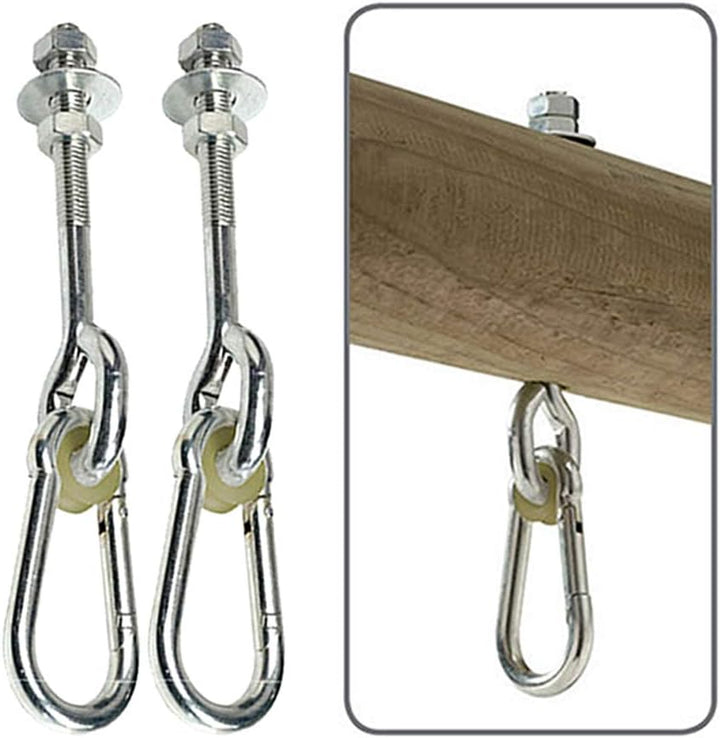 Schaukelgewinde, Haken, Spielplatz, Yoga, Sitz, Sicherheitsverriegelung, Deckenhalterung – 150 mm
