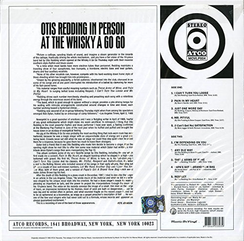 In Person at the Whiskey a Go Go, Vinyl