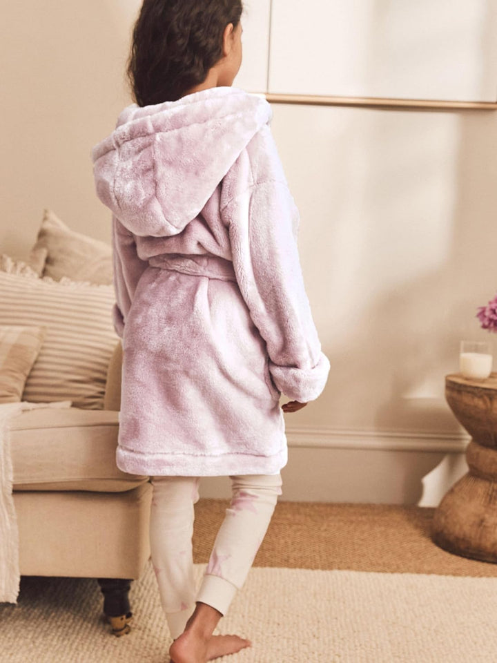 NEXT Mädchen Weicher Fleece-Morgenmantel 86-92 Rosa, 86-92 Rosa