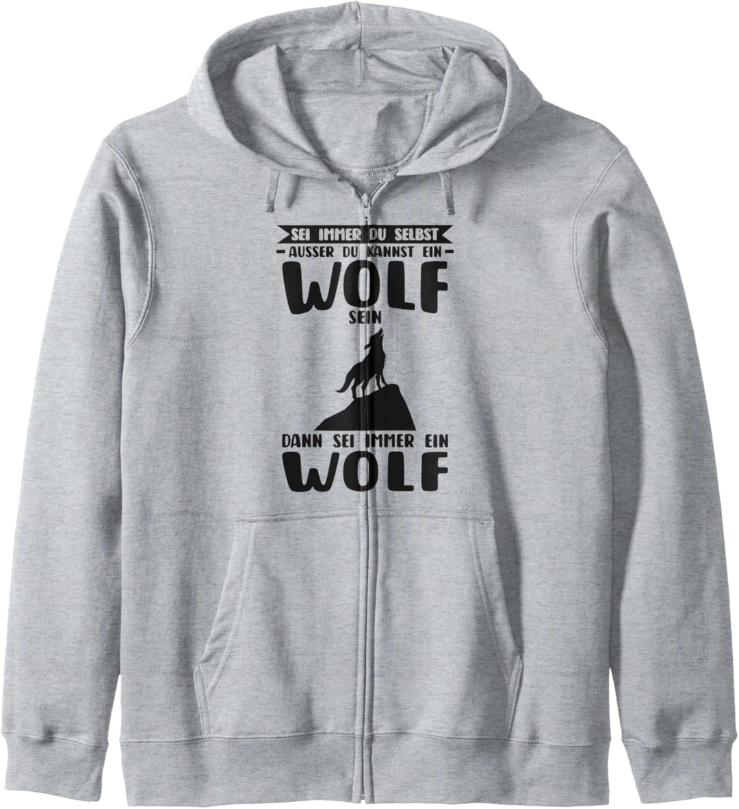 Wolf Waldtier Tier Kapuzenjacke