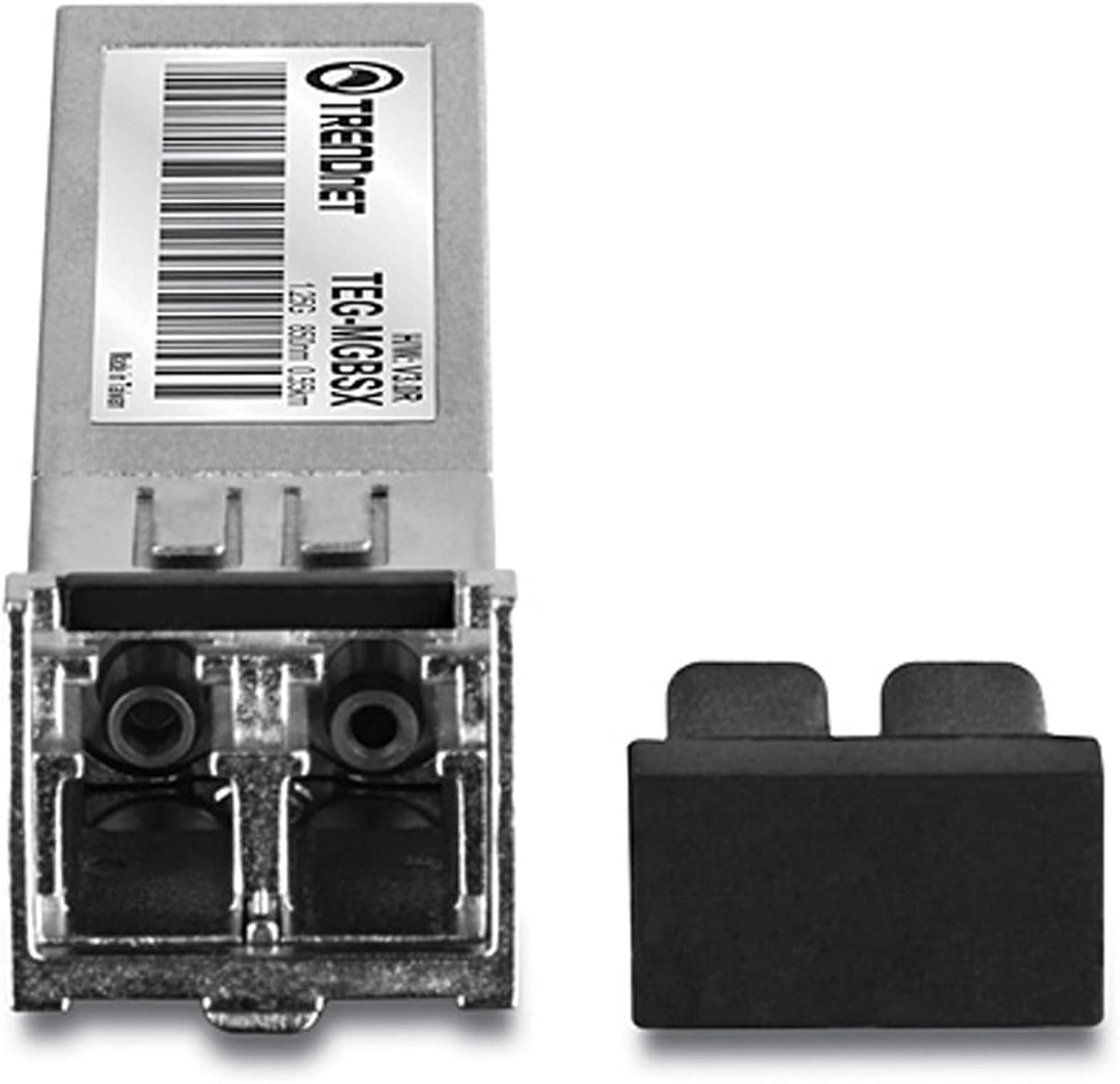 TRENDnet, TEG-MGBSX, SFP Multi-Mode LC-Modul, Bis zu 550 m (1804 Fuss), Mini-GBIC, Hot Pluggable, IE