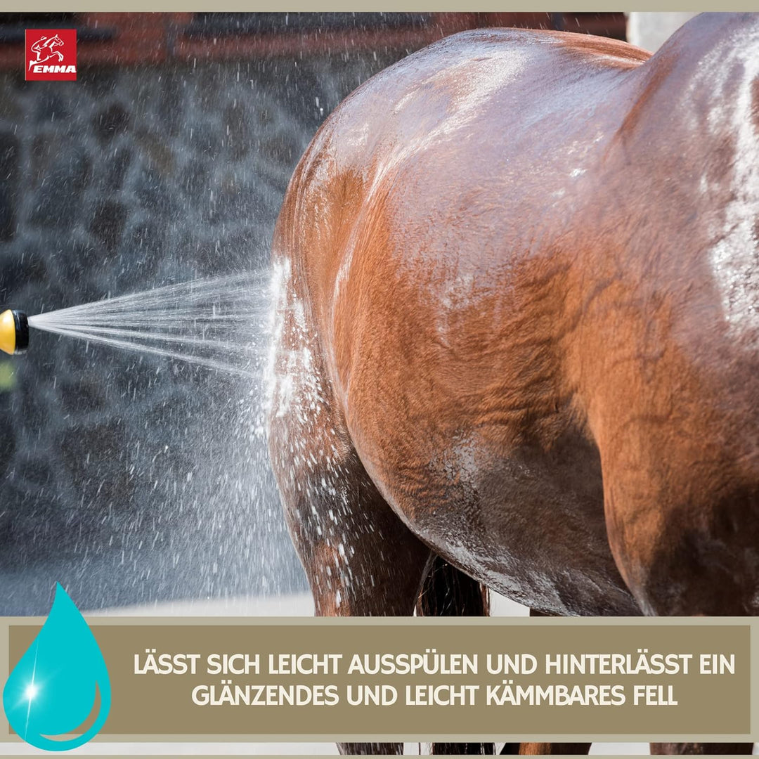 Shampoo für Hunde Pferde Kanister I Hundeshampoo Pferdeshampoo mit Kamille mildes Pferde Shampoo ph