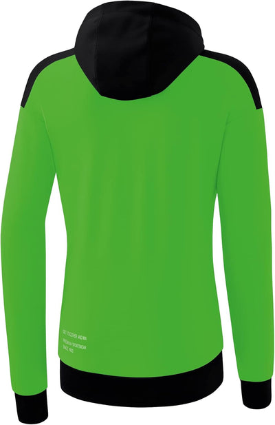 Erima Damen „CHANGE by erima" Trainingsjacke mit Kapuze 38 Green/Schwarz/Weiss, 38 Green/Schwarz/Wei