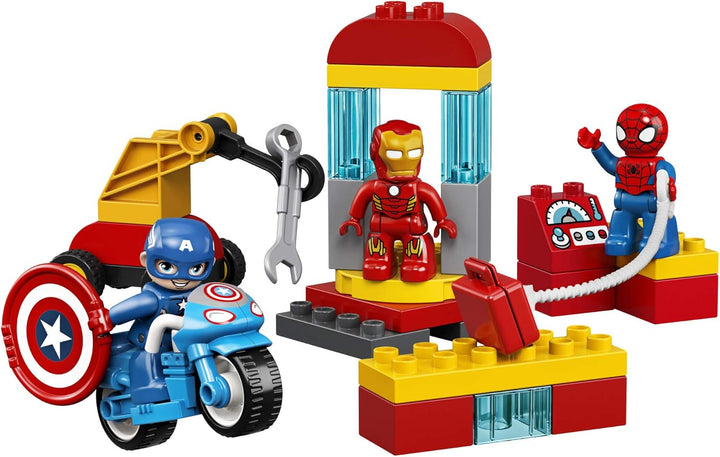 LEGO DUPLO Super Heroes Lab 10921 Marvel Avengers Superheroes Construction Toy and Educational Plays