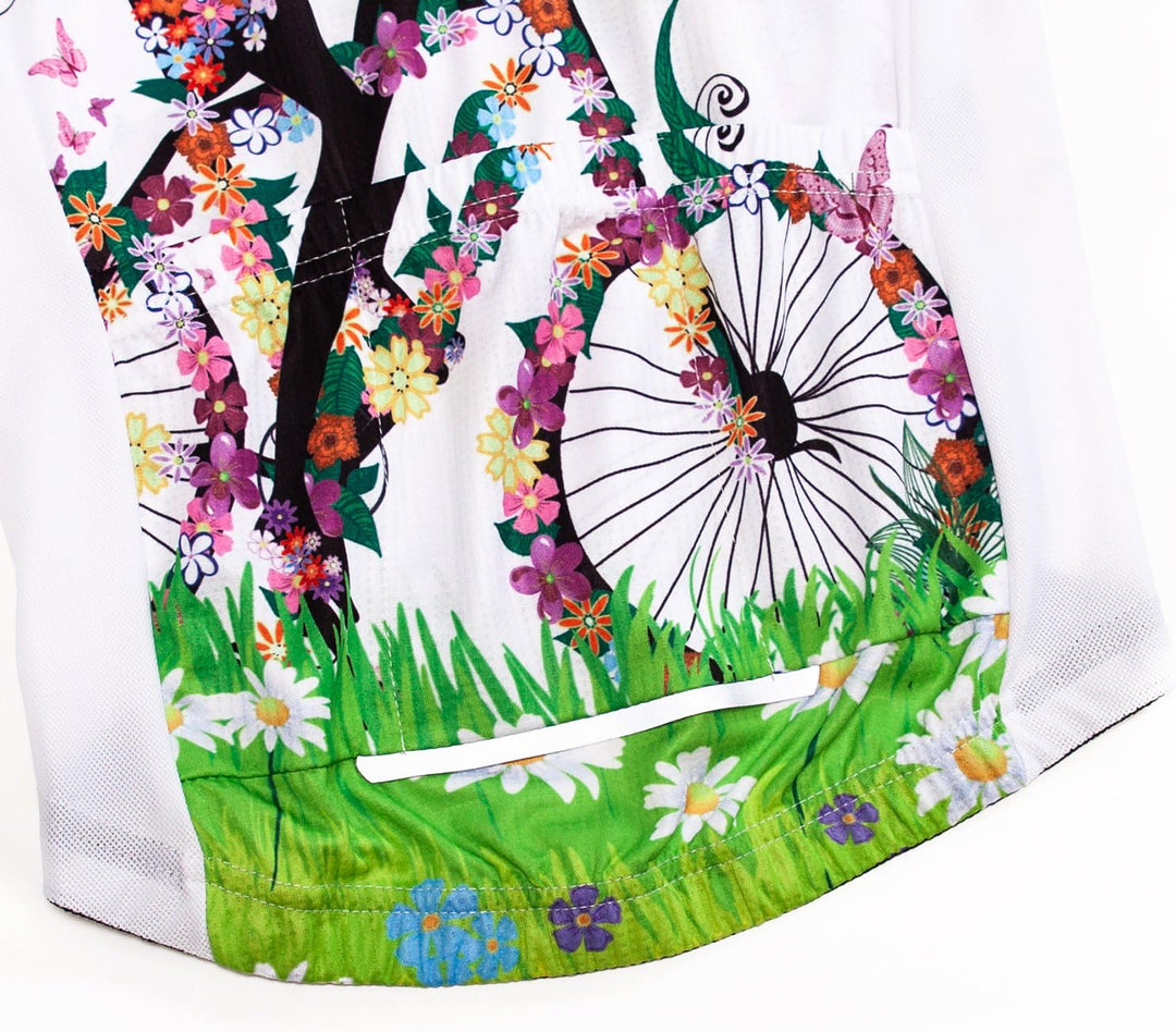Damen Radtrikot Kurzarm Bike Shirt Top Lady Biking Bekleidung S Grün, S Grün