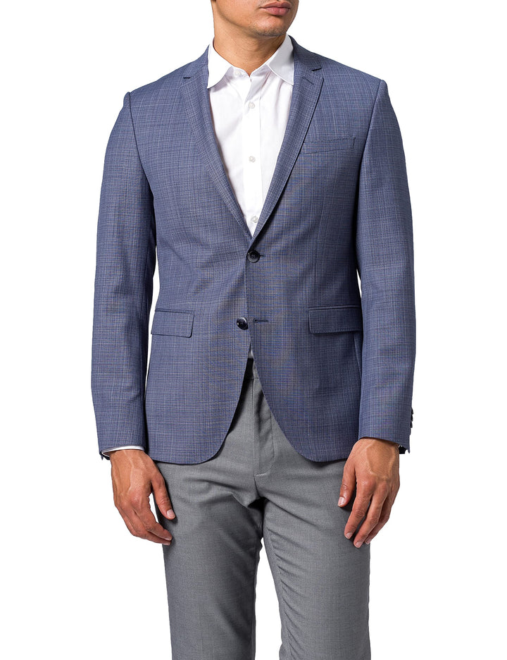 Daniel Hechter Herren Jacket Shape Suit S Blazer 38 Light Blue, 38 Light Blue