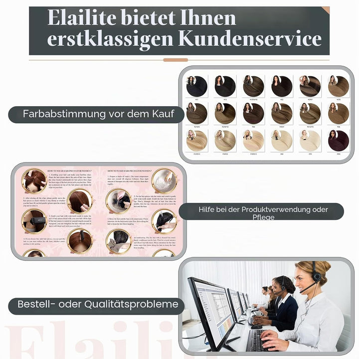 Elailite Echthaar Extensions Tape in 