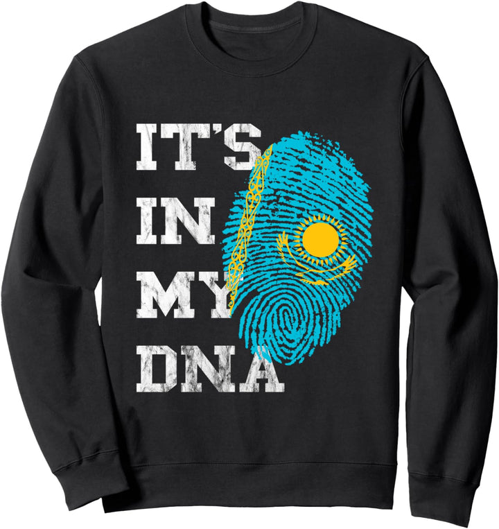 Es Ist In Meiner DNA Kasachische Genetik Kasachstan Kasache Sweatshirt