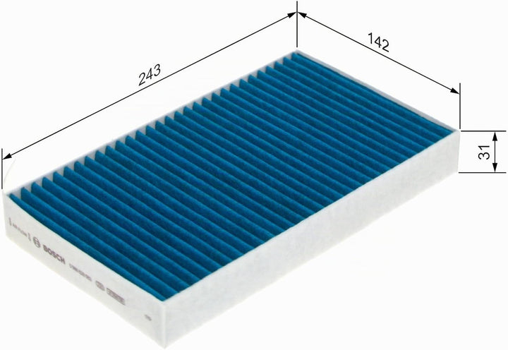 Bosch A8583 FILTER+pro Innenraumfilter - hocheffizienter Ersatzfilter - filtert effektiv Pollen, Fei