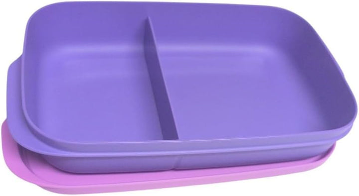 Tupperware to Go Lunchbox Clevere Pause 590ml mit Trennwand Eco+ Schule Brotdose mit Abteilung 590ml
