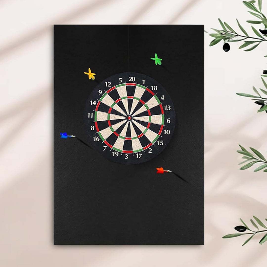Dart Wandschutz | Dartboard Zubehör,Robuste Matte in Schwarz Für Erwachsene Zuhause Spielebereich Bü